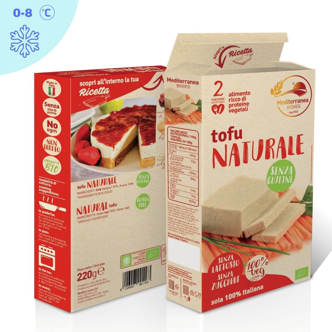 TOFU NATURALE SENZA GLUTINE